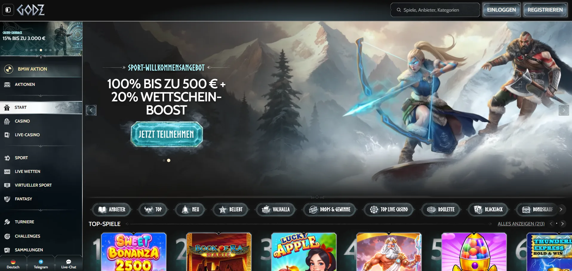 Godz Casino Anmelden